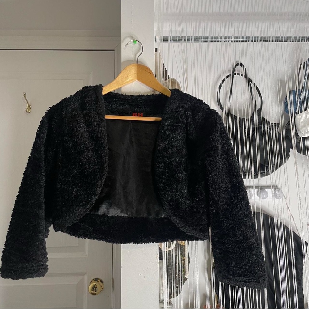 Black Fuzzy Jacket